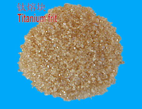 Titanium frit